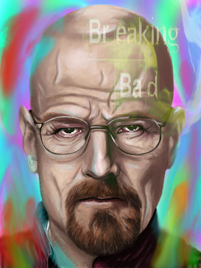 Walter White Digital Art by Jamie Bishop - Fine Art America