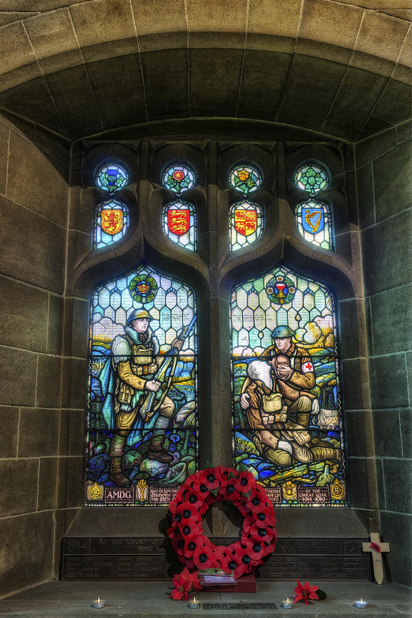 War Memorial Window #1 Photograph by Ian Mitchell