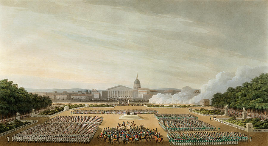 War Of The Sixth Coalition, 1814 #2 Painting by Granger