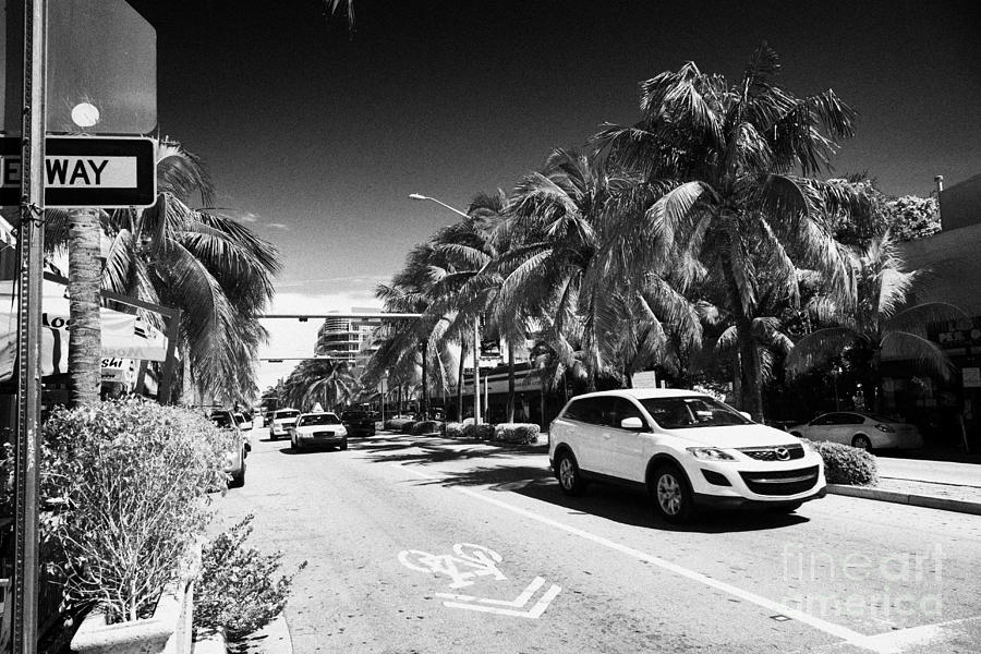 Washington Avenue Miami South Beach Florida Usa Photograph by Joe Fox