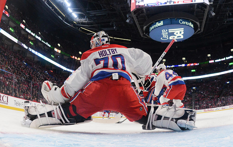 Braden Holtby Photograph - Washington Capitals V Montreal Canadiens #1 by Francois Lacasse