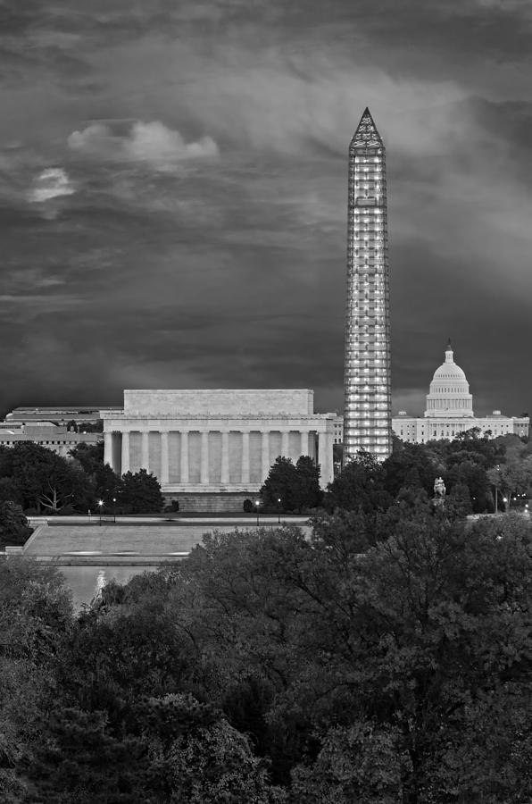 Washington DC Iconic Landmarks #1 Photograph by Susan Candelario