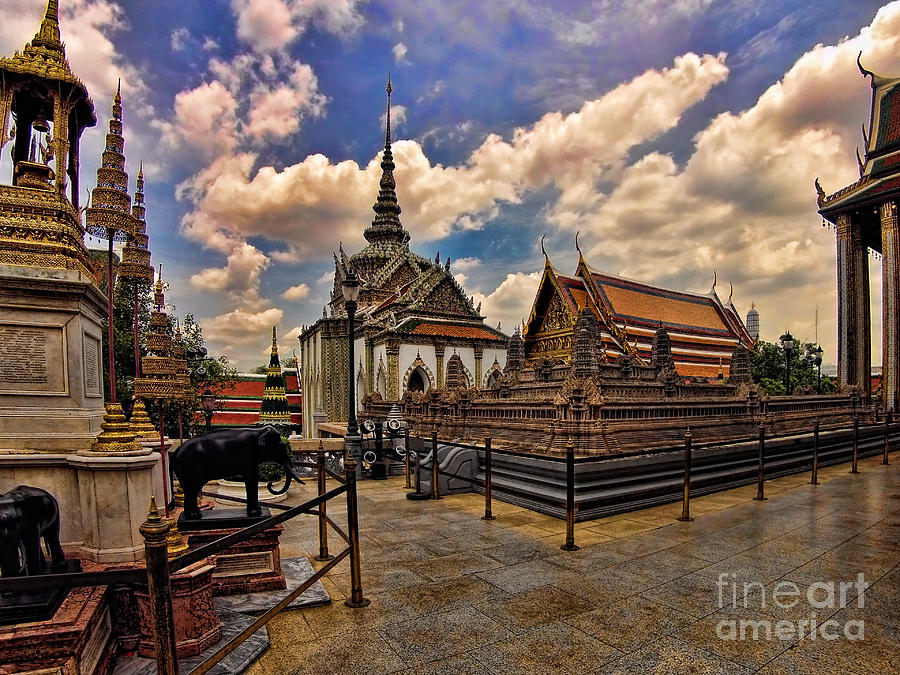 Asia Photograph - Wat Phra Kaew #1 by Joerg Lingnau