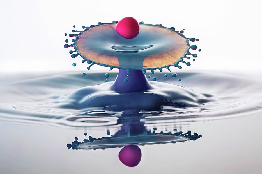 Water And Milk Drop Impact #1 Photograph by Science Photo Library Water And Milk Drop Impact #1 Photograph by Science Photo Library