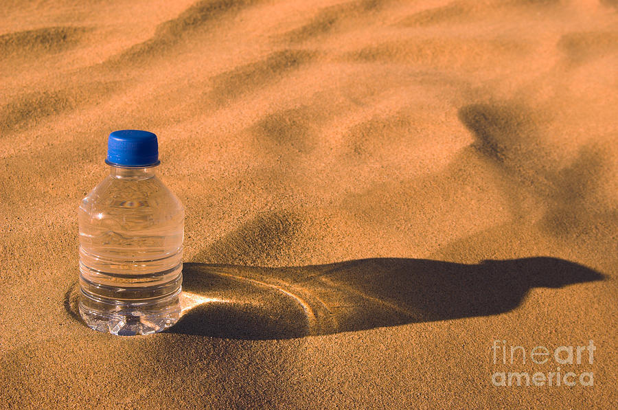 Bottle Photograph - Water Bottle #1 by GIPhotoStock