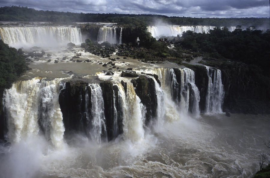 Water Cascades At Iguazu Falls Also Igua Photograph by Kevin Moloney ...