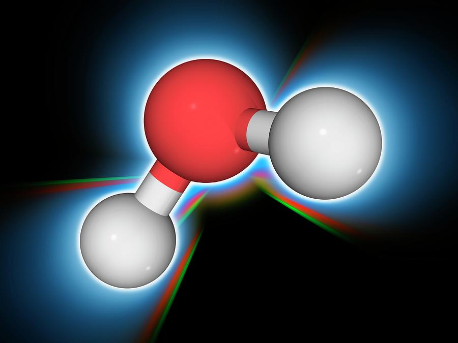 Water Chemical Compound Molecule Photograph by Laguna Design/science ...