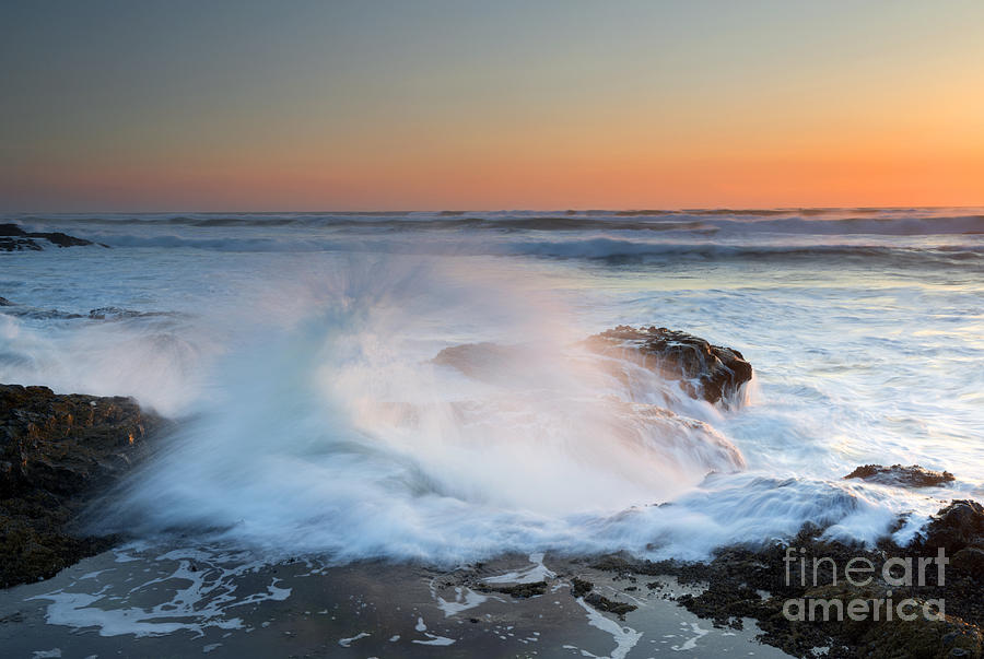 Sunset Photograph - Ocean Dance by Michael Dawson
