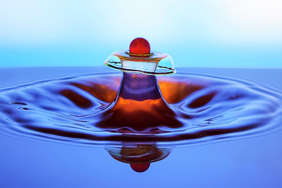 Water Drop Impact #1 Photograph by Frank Fox/science Photo Library