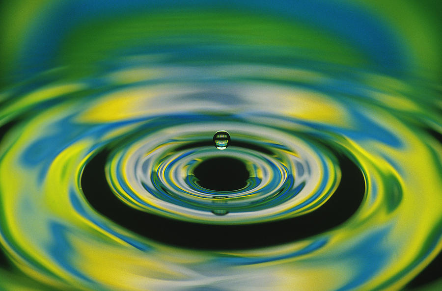 Water Drop #1 Photograph by Michael Abbey
