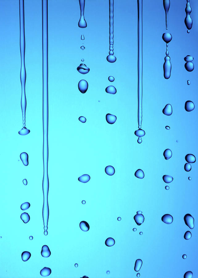 Water Droplets #1 Photograph by Adam Hart-davis/science Photo Library