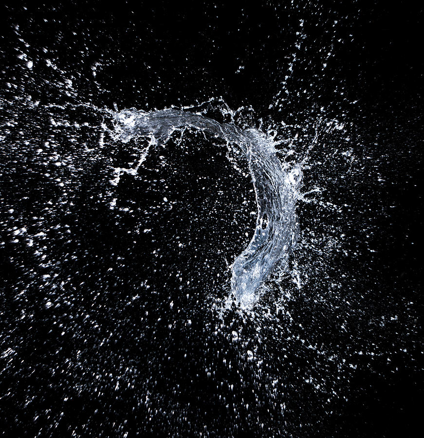 Water Explosion #1 Photograph by Vasko