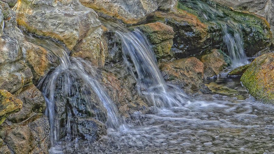 Waterfall Photograph - Triple WaterFall by Dennis Dugan