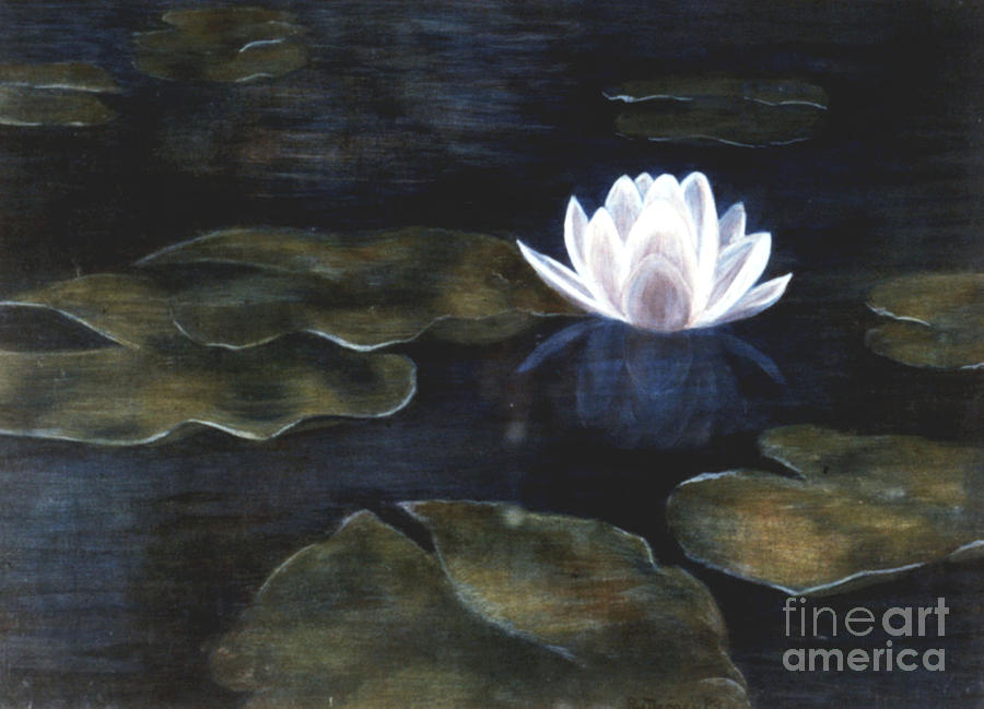 Water Lily #1 Painting by Patricia Tierney