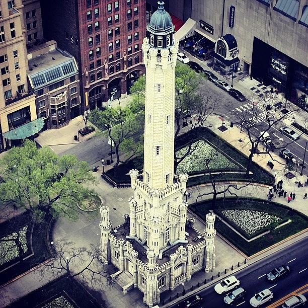 Chicago Photograph - Water Tower #chicago #1 by Benjy Lipsman