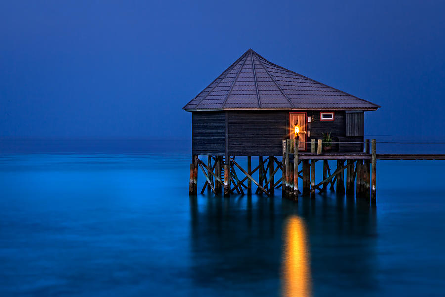 Water Villa in the Maldives Photograph by Ian Good
