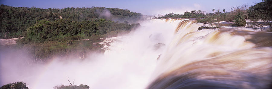 Nature Photograph - Waterfall After Heavy Rain, Iguacu #1 by Panoramic Images