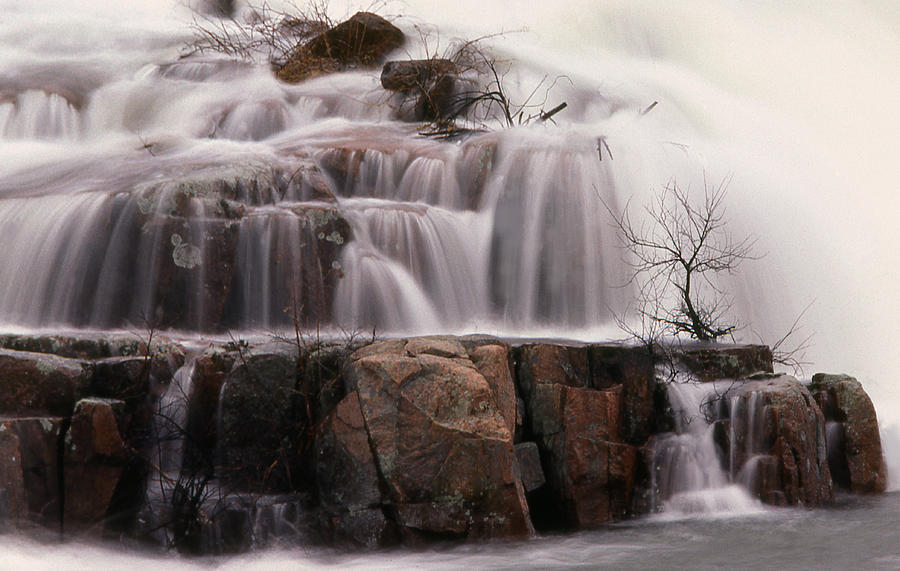 Waterfall at Kingston Mills #1 Photograph by Jim Vance