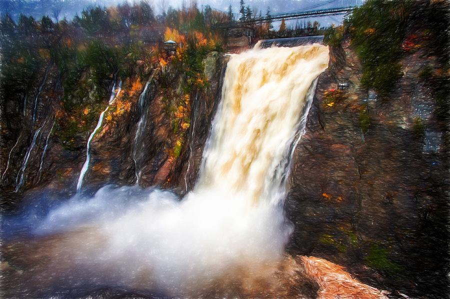 Waterfall Photograph by Bill Howard