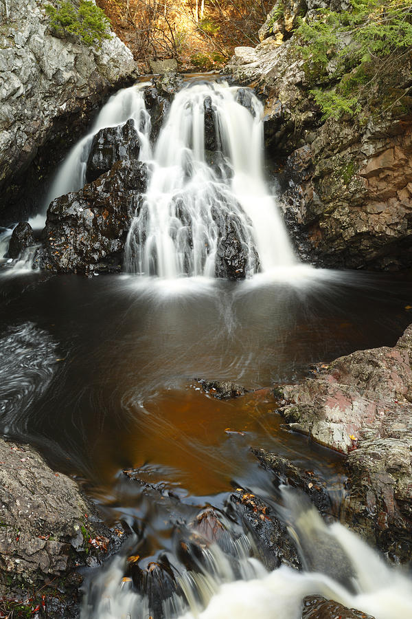 Waterfall In Autumn Nova Scotia #1 Photograph by Scott Leslie