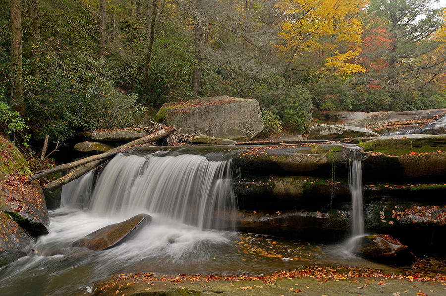 Waterfall Near NC 215 Translyvania County NC #2 Photograph by Willie Harper