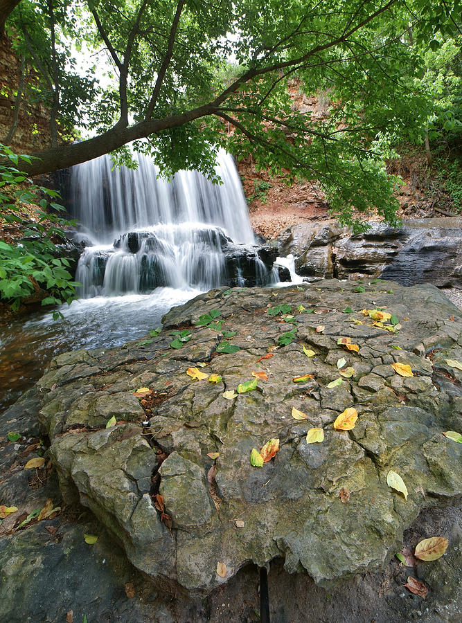 Waterfall Tanyard Creek Arkansas #1 Photograph by Tim Fitzharris