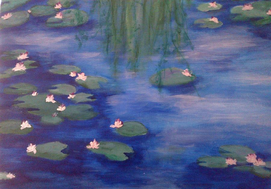 Waterlilies Painting by Lynne McQueen