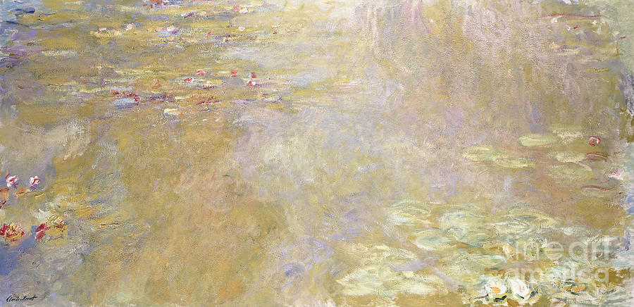 Waterlily Pond Painting by Claude Monet