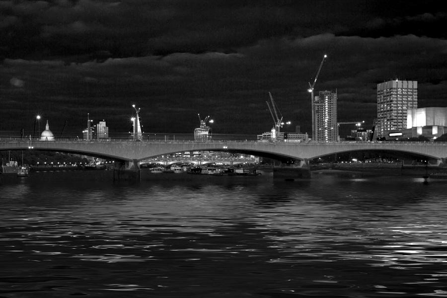 Waterloo  Bridge St Pauls London #1 Photograph by David French