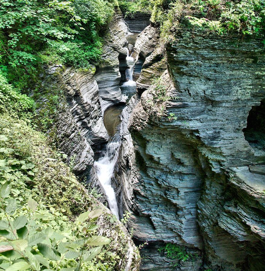 Watkins Glenn Waterfall - Image 1403-01 Photograph