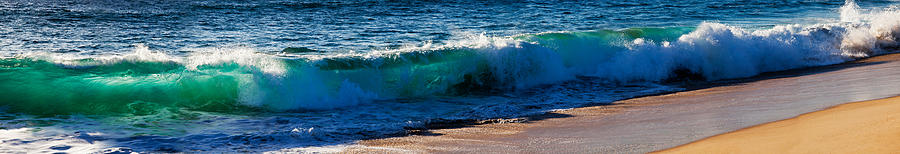 Nature Photograph - Wave Splashing On The Beach, Todos #1 by Panoramic Images