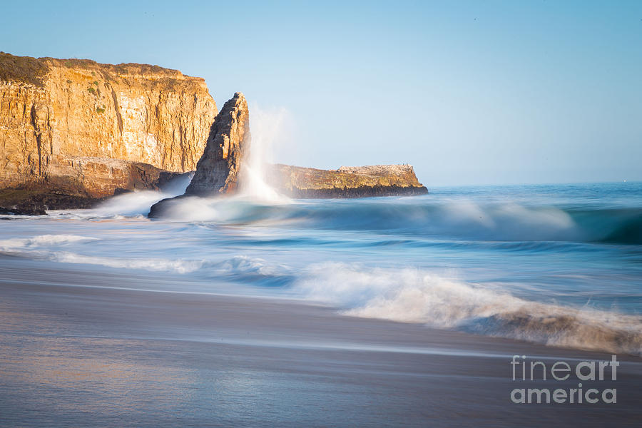 Davenport Photograph - Waves #1 by Theresa Ramos-DuVon