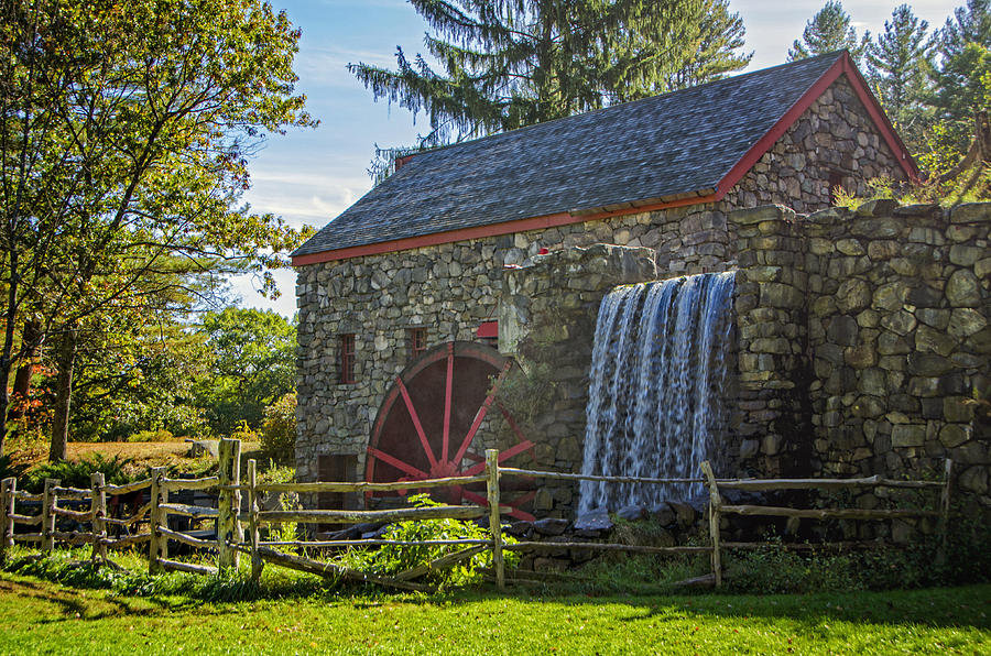 Wayside Inn Grist Mill #1 Photograph by Donna Doherty
