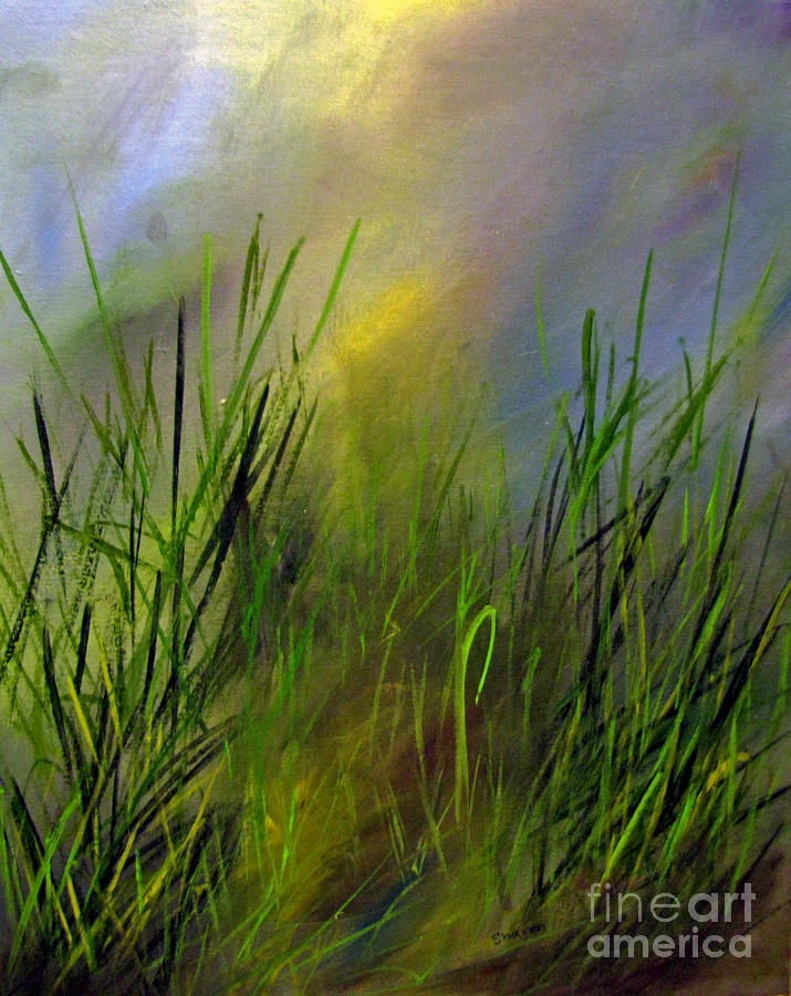 Nature Painting - Weeds For A Friend #1 by Sharon Burger
