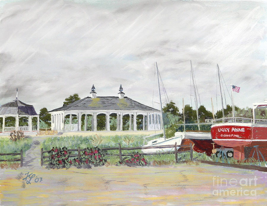 Wells Harbor #2 Pastel by Francois Lamothe