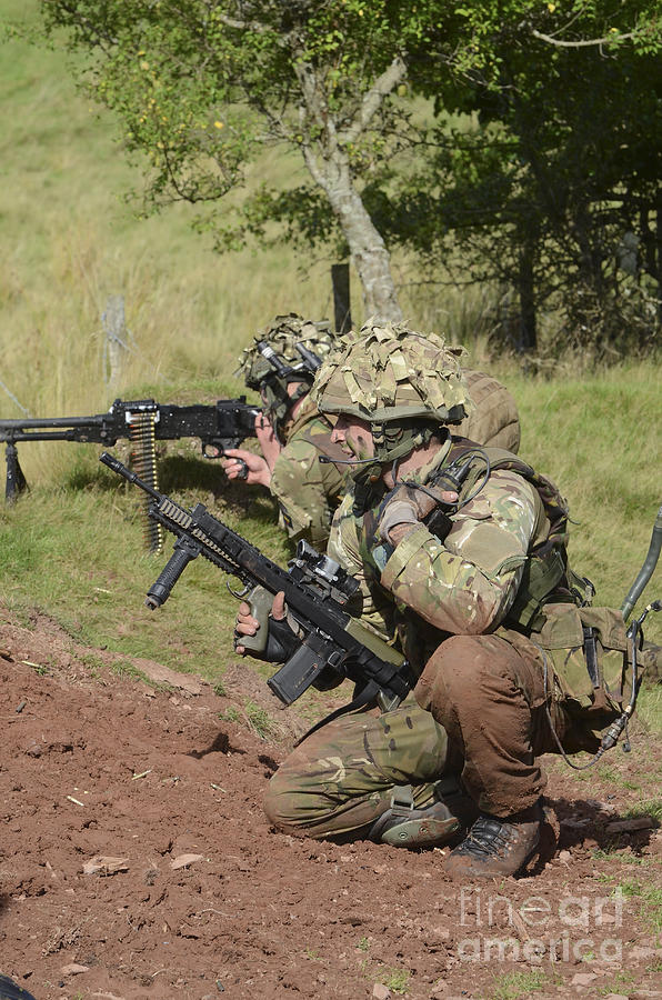Welsh Guards Training Photograph