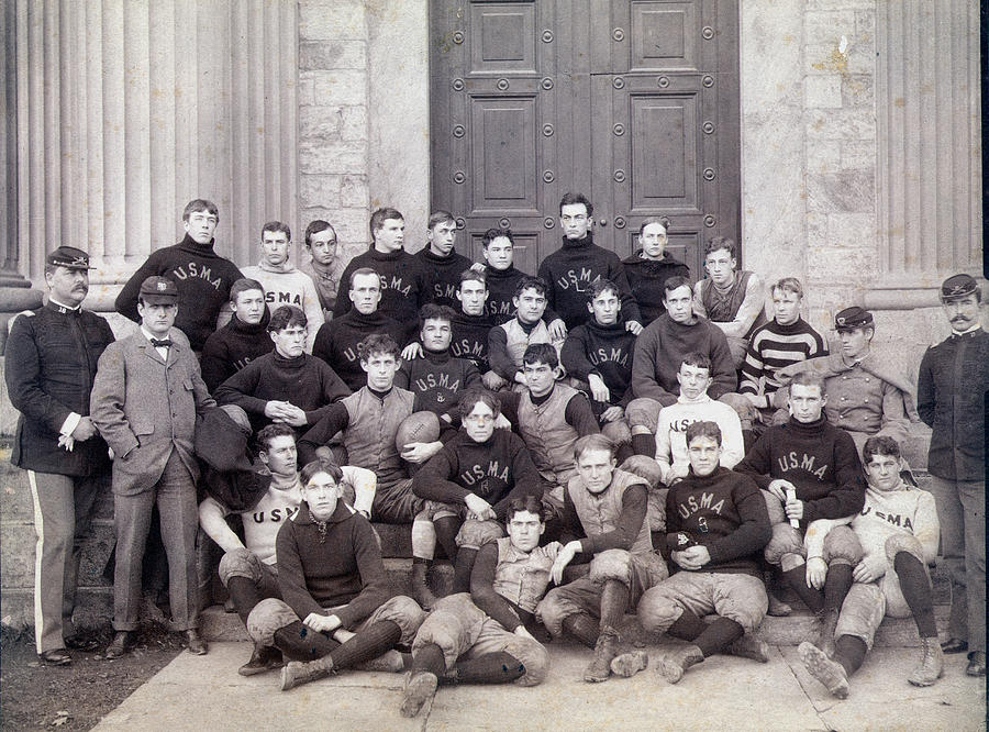 West Point Football Team #1 Photograph by Granger