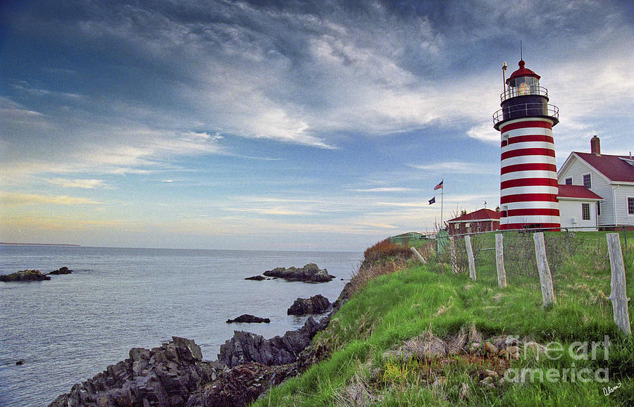 West Quoddy Head Lighthouse #4 Photograph by Alana Ranney