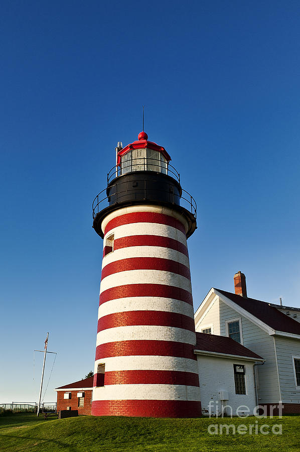 Architecture Photograph - West Quoddy Lighthouse #1 by John Greim