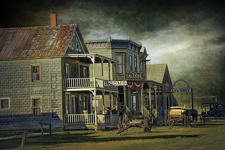 Western 1880 Town in South Dakota #1 Photograph by Randall Nyhof