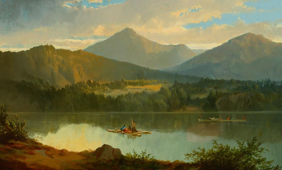 Western Landscape Painting by John Mix Stanley