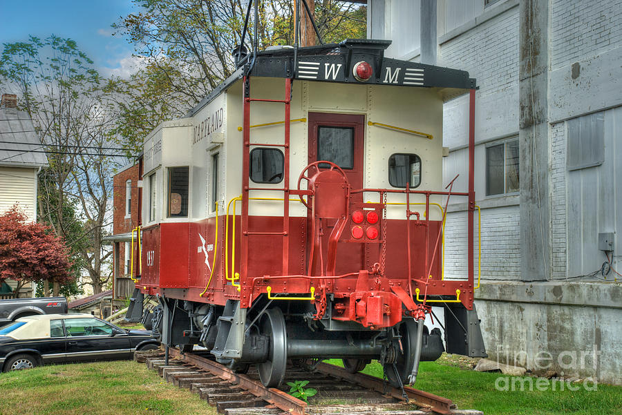 Western Maryland Caboose  #1 Photograph by Mark Dodd