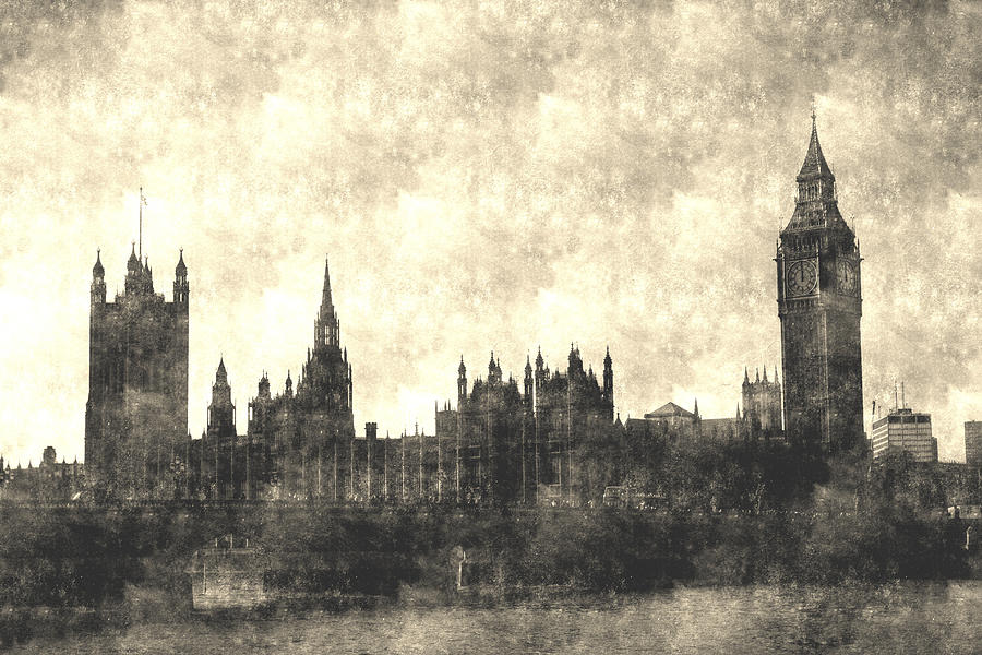 Westminster Vintage art #1 Photograph by David Pyatt