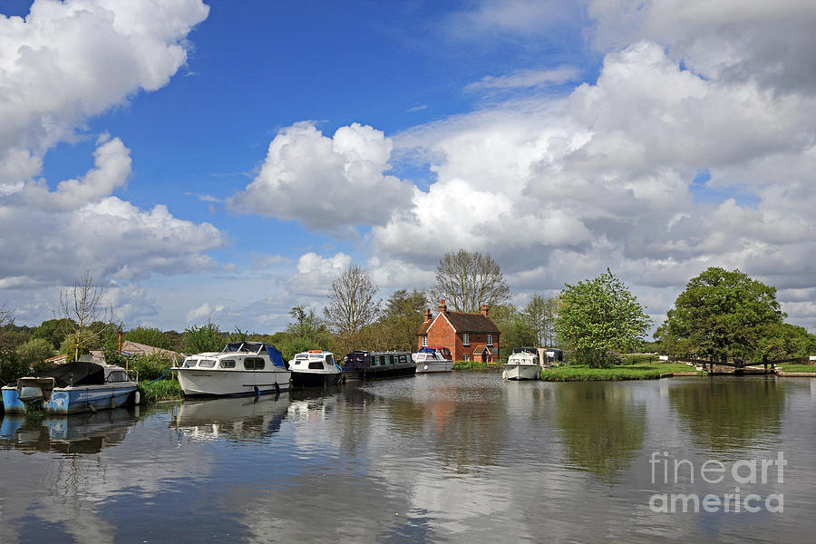 Wey Canal Surrey England UK #1 Photograph by Julia Gavin