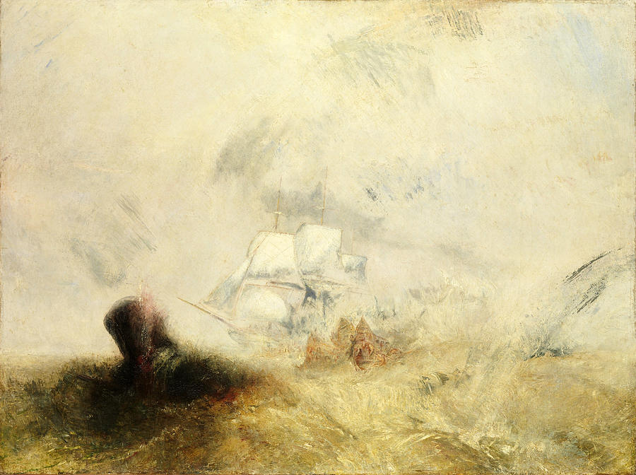 Whalers #6 Painting by Joseph Mallord William Turner