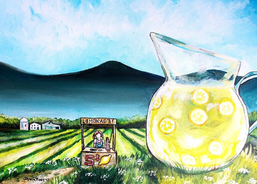 When Life Gives you Lemons #1 Painting by Shana Rowe Jackson