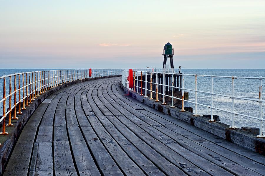 Whitby Pier #1 Photograph by Stephen Taylor