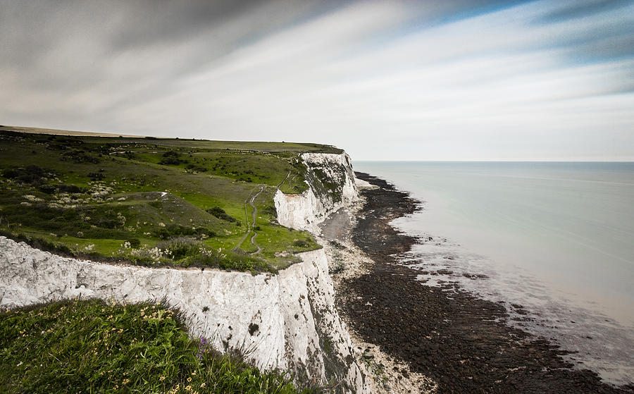 Landscape Photograph - White Cliffs of Dover #1 by Ian Hufton