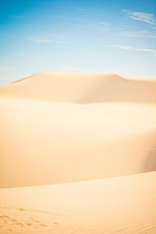 White Sand Dunes Photograph