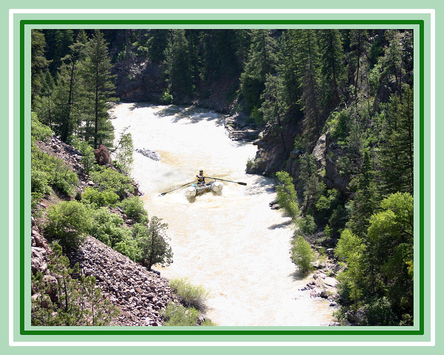 Animas River White water rafting the  #1 Photograph by Jack Pumphrey